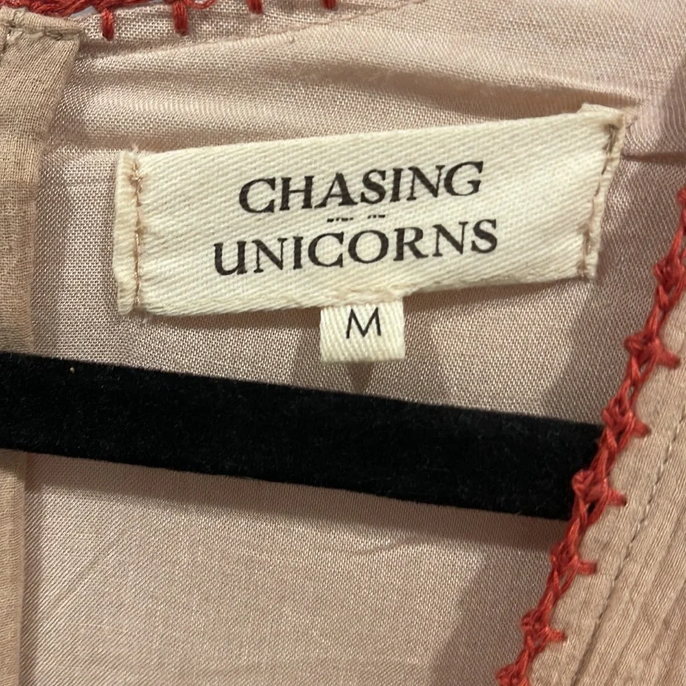 Chasing Unicorns Blush Pink Embroidered Maxi Dress - Picture 2 of 7